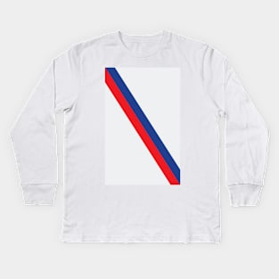 Glasgow Rangers Blue and Red Sash Away Kids Long Sleeve T-Shirt